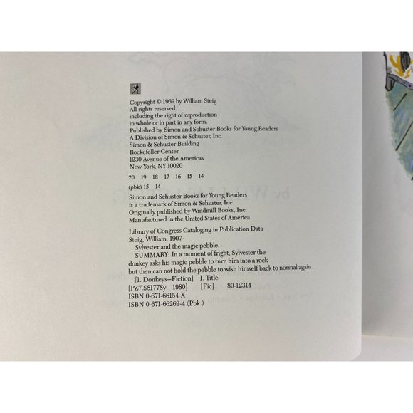 Sylvester and the Magic Pebble, vintage children's soft cover book - Picture 4 of 7